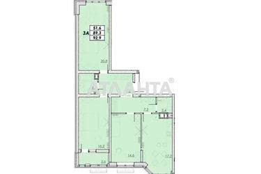 3-комнатная квартира по адресу ул. Прохоровская (площадь 92,9 м²) - Atlanta.ua - imageAlt 15
