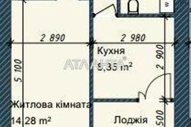 1-комнатная квартира по адресу ул. Сахарова (площадь 38,1 м²) - Atlanta.ua - imageAlt 12