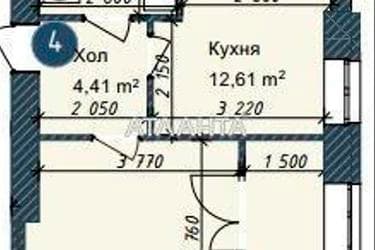 1-комнатная квартира по адресу ул. Сахарова (площадь 41,7 м²) - Atlanta.ua - imageAlt 10