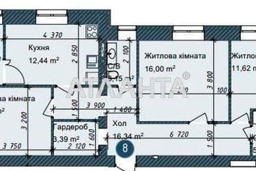 3-комнатная квартира по адресу ул. Сахарова (площадь 84,4 м²) - Atlanta.ua - фото 10