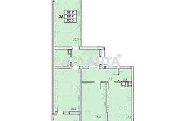 3-кімнатна квартира за адресою вул. Прохорівська (площа 93 м²) - imageAlt 15 3-кімнатна квартира за адресою вул. Прохорівська (площа 93 м²) - Atlanta.ua - imageAlt 15