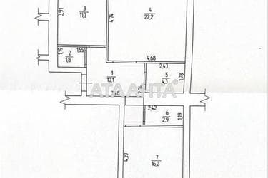 2-комнатная квартира по адресу 1-й Украинский пер. (площадь 71,5 м²) - Atlanta.ua - imageAlt 34