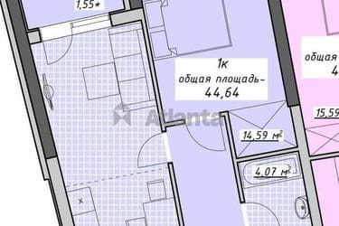 1-комнатная квартира по адресу Курортный пер. (площадь 44,6 м²) - Atlanta.ua - imageAlt 40
