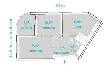 2-комнатная квартира по адресу ул. Краснова (площадь 58 м²) - фото 21 2-комнатная квартира по адресу ул. Краснова (площадь 58 м²) - Atlanta.ua - фото 21