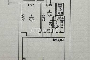 2-комнатная квартира по адресу Матросский спуск (площадь 35,6 м²) - imageAlt 17 2-комнатная квартира по адресу Матросский спуск (площадь 35,6 м²) - Atlanta.ua - imageAlt 17