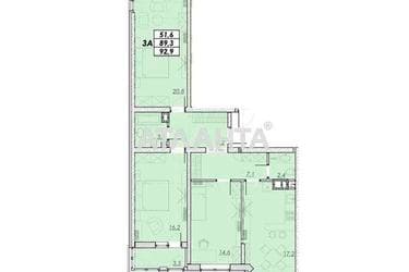 3-комнатная квартира по адресу ул. Прохоровская (площадь 92,9 м²) - imageAlt 15 3-комнатная квартира по адресу ул. Прохоровская (площадь 92,9 м²) - Atlanta.ua - imageAlt 15