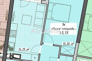 1-комнатная квартира по адресу Курортный пер. (площадь 45,2 м²) - imageAlt 10 1-комнатная квартира по адресу Курортный пер. (площадь 45,2 м²) - Atlanta.ua - imageAlt 10
