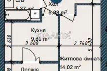 1-комнатная квартира по адресу ул. Сахарова (площадь 40,5 м²) - фото 7 1-комнатная квартира по адресу ул. Сахарова (площадь 40,5 м²) - Atlanta.ua - фото 7
