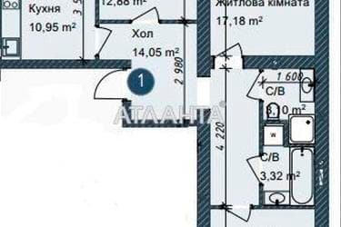 3-комнатная квартира по адресу ул. Сахарова (площадь 77,8 м²) - imageAlt 10 3-комнатная квартира по адресу ул. Сахарова (площадь 77,8 м²) - Atlanta.ua - imageAlt 10