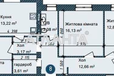 3-кімнатна квартира за адресою вул. Сахарова (площа 87,3 м²) - фото 10 3-кімнатна квартира за адресою вул. Сахарова (площа 87,3 м²) - Atlanta.ua - фото 10