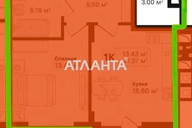 1-комнатная квартира по адресу ул. Лесная (площадь 41,4 м²) - Atlanta.ua - фото 28