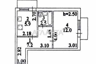 1-кімнатна квартира за адресою вул. Романтиків (площа 28,7 м²) - Atlanta.ua - фото 13