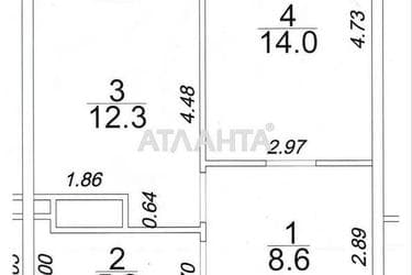1-кімнатна квартира за адресою вул. Краснова (площа 42 м²) - Atlanta.ua - фото 20