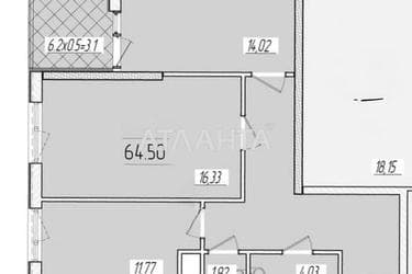 2-комнатная квартира по адресу ул. Краснова (площадь 64 м²) - Atlanta.ua - imageAlt 50