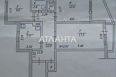 3-кімнатна квартира за адресою Миру пр. (площа 66 м²) - Atlanta.ua - фото 14