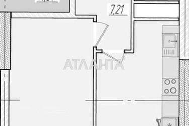 1-комнатная квартира по адресу ул. Краснова (площадь 43,7 м²) - Atlanta.ua - imageAlt 7