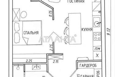 1-кімнатна квартира за адресою вул. Дача Ковалевського (площа 49,4 м²) - Atlanta.ua - фото 41