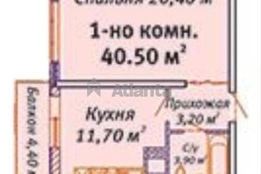 1-кімнатна квартира за адресою вул. Середньофонтанська (площа 41 м²) - Atlanta.ua - фото 36