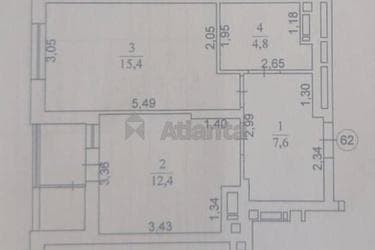 1-комнатная квартира (площадь 43,3 м²) - Atlanta.ua - imageAlt 28