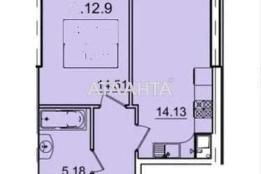 1-кімнатна квартира за адресою вул. Генуезька (площа 41,4 м²) - Atlanta.ua - фото 27
