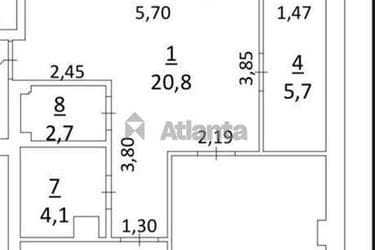 3-кімнатна квартира за адресою вул. Сонячна (площа 125 м²) - Atlanta.ua - фото 7