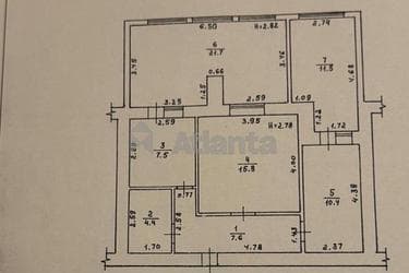 2-комнатная квартира по адресу ул. Бувалкина Владислава (площадь 79 м²) - Atlanta.ua - imageAlt 28