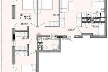 3-комнатная квартира по адресу ул. Орлика Пилипа (площадь 87,4 м²) - Atlanta.ua - фото 21