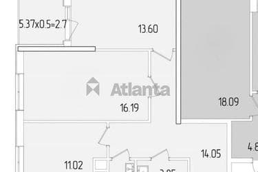 2-комнатная квартира по адресу ул. Краснова (площадь 62,8 м²) - Atlanta.ua - фото 28