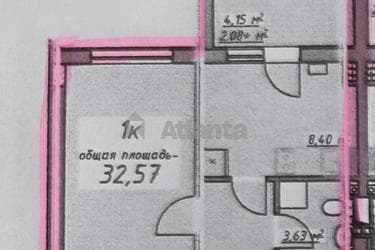 1-комнатная квартира по адресу ул. Массив 10 (площадь 32,6 м²) - Atlanta.ua - imageAlt 11