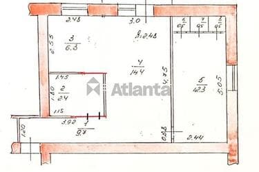2-комнатная квартира по адресу ул. Хантадзе (площадь 47,4 м²) - Atlanta.ua - imageAlt 20