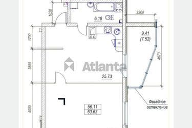 2-комнатная квартира по адресу ул. Среднефонтанская (площадь 64 м²) - Atlanta.ua - imageAlt 11