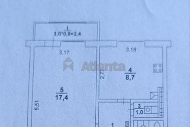 1-комнатная квартира по адресу ул. Заболотного ак. (площадь 36 м²) - Atlanta.ua - imageAlt 12