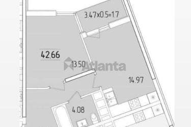1-комнатная квартира по адресу ул. Краснова (площадь 43 м²) - Atlanta.ua - фото 28