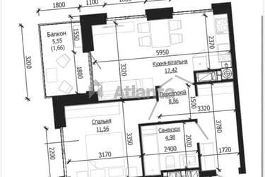 1-кімнатна квартира за адресою вул. Орлика Пилипа (площа 44,5 м²) - Atlanta.ua - фото 15