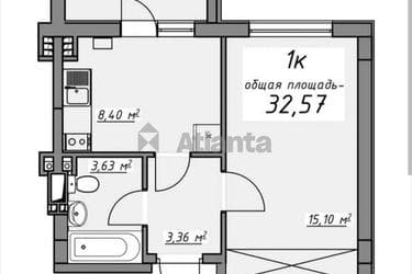 1-кімнатна квартира за адресою вул. Масив 10 (площа 32,6 м²) - Atlanta.ua - фото 26