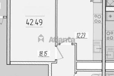 1-комнатная квартира по адресу ул. Краснова (площадь 42,5 м²) - Atlanta.ua - imageAlt 37