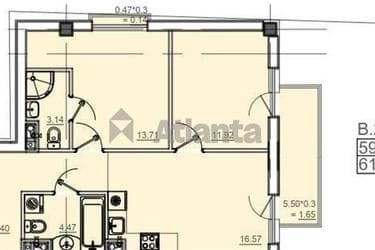 2-комнатная квартира по адресу ул. Дмитриевская (площадь 61 м²) - Atlanta.ua - imageAlt 7