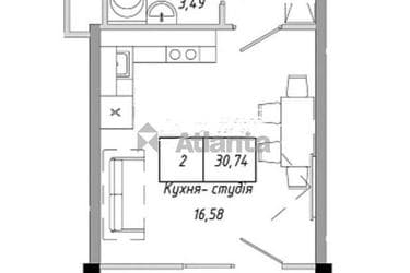 1-комнатная квартира по адресу 7 км овидиопольской дор. (площадь 30,7 м²) - Atlanta.ua - imageAlt 12