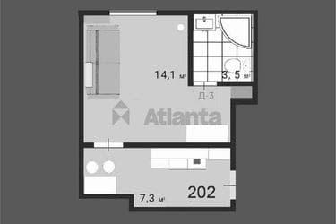 1-комнатная квартира по адресу ул. Княжеская (площадь 25 м²) - Atlanta.ua - фото 13