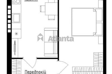 1-комнатная квартира по адресу ул. Сергея Зулинского (площадь 45,4 м²) - Atlanta.ua - imageAlt 11