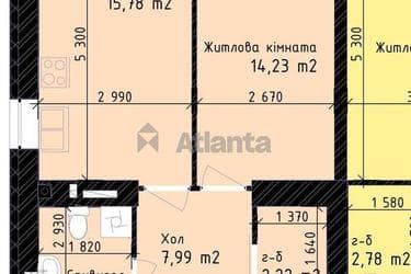 1-комнатная квартира по адресу ул. Промышленная (площадь 45,4 м²) - Atlanta.ua - imageAlt 12