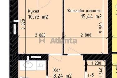 1-комнатная квартира по адресу ул. Промышленная (площадь 45,4 м²) - Atlanta.ua - imageAlt 9