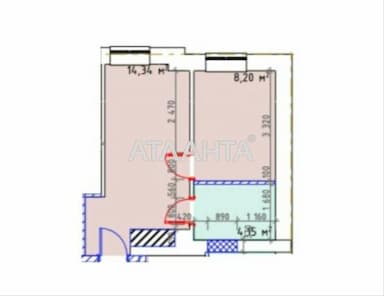 1-room apartment apartment by the address st. Kravtsova pavla per (area 25,5 m²) - Atlanta.ua - photo 23