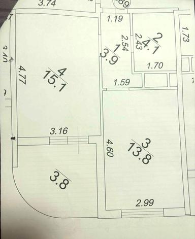 1-комнатная квартира по адресу Куликово поле пл. (площадь 41 м²) - Atlanta.ua - фото 42