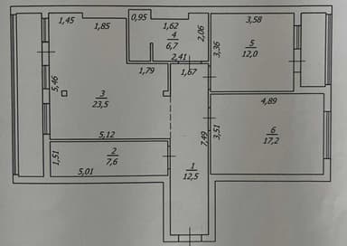 2-комнатная квартира по адресу ул. Спортивная (площадь 91 м²) - Atlanta.ua - фото 38
