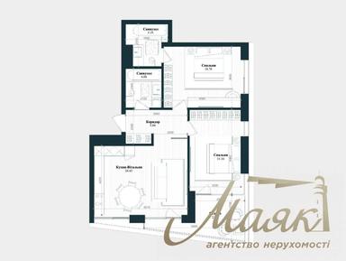 1-комнатная квартира по адресу ул. Васильковская (площадь 75,4 м²) - Atlanta.ua - фото 43