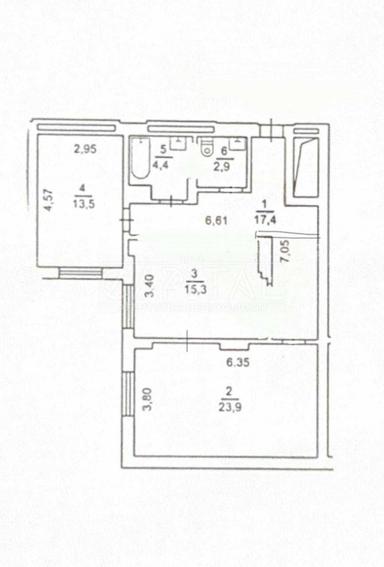 3-rooms apartment apartment by the address st. Ul Dmitrievskaya (area 77 m²) - Atlanta.ua - photo 32