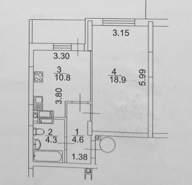 1-room apartment apartment by the address (area 42 m²) - Atlanta.ua - imageAlt 8