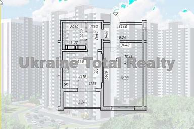 1-комнатная квартира по адресу ул. Коноплянская (площадь 45 м²) - Atlanta.ua - фото 17