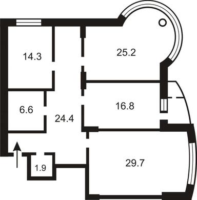 3-комнатная квартира по адресу ул. Автозаводская (площадь 121 м²) - Atlanta.ua - фото 33